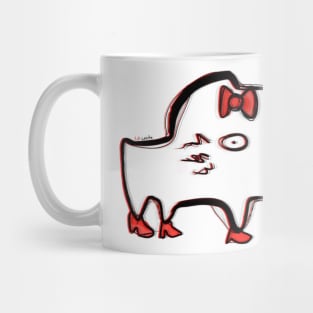 kitty on drugs Mug